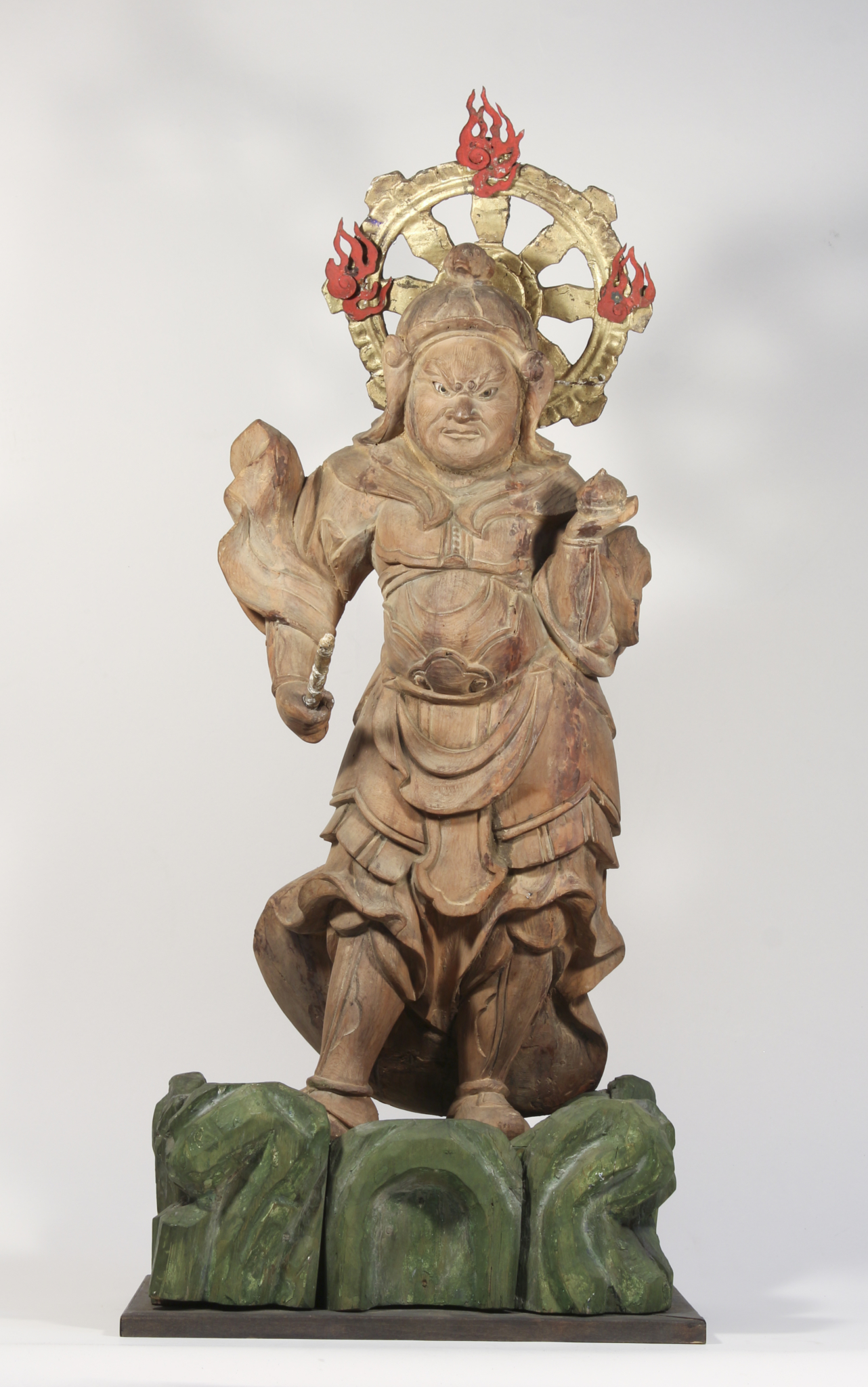 極上品 仏教工芸品 木彫仏像 薬師十二神将像一式 職人手作り 仏師彫り 