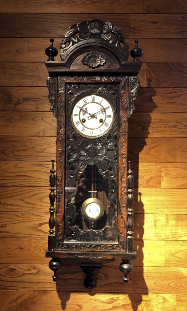 国内初の直営店 大正期のユンハンス柱時計 掛時計/柱時計